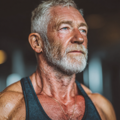 Активні літні люди займаються фітнесом